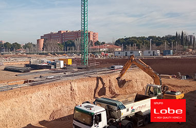 Obras Residencial Vía Verde Febrero 2021