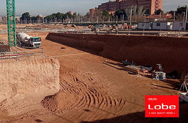 Obras Residencial Vía Verde Febrero 2021