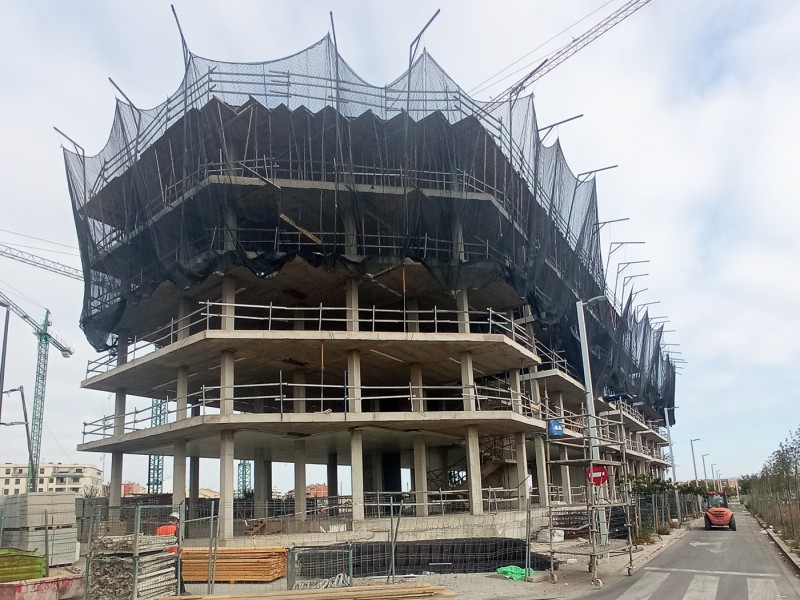 Obras Vía verde Casas I y Casa II 