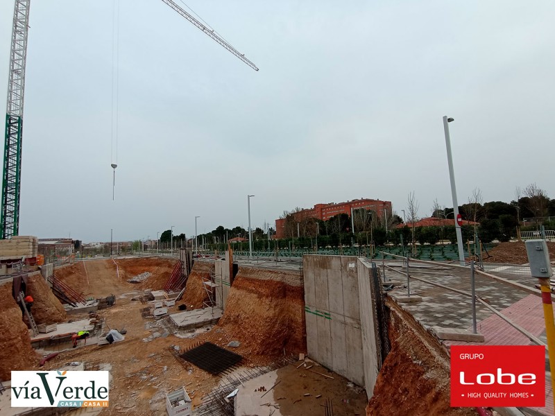 Obras Vía verde Casas I y Casa II 